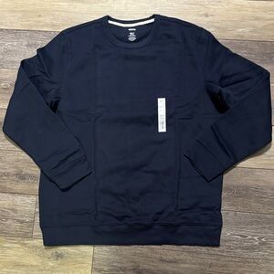 Men's Navy Blue Sonoma long sleeve crew neck shirt